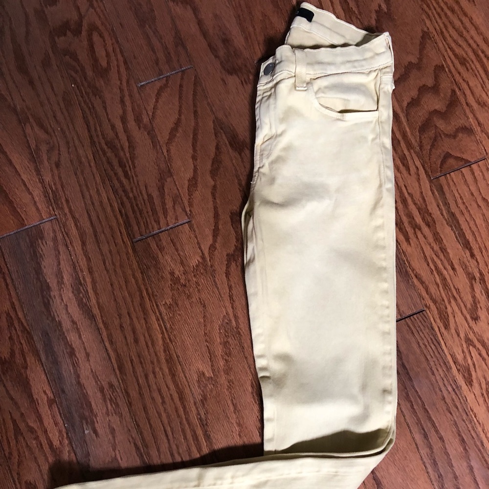 Size 25 J Brand Yellow Skinny “Jeans”